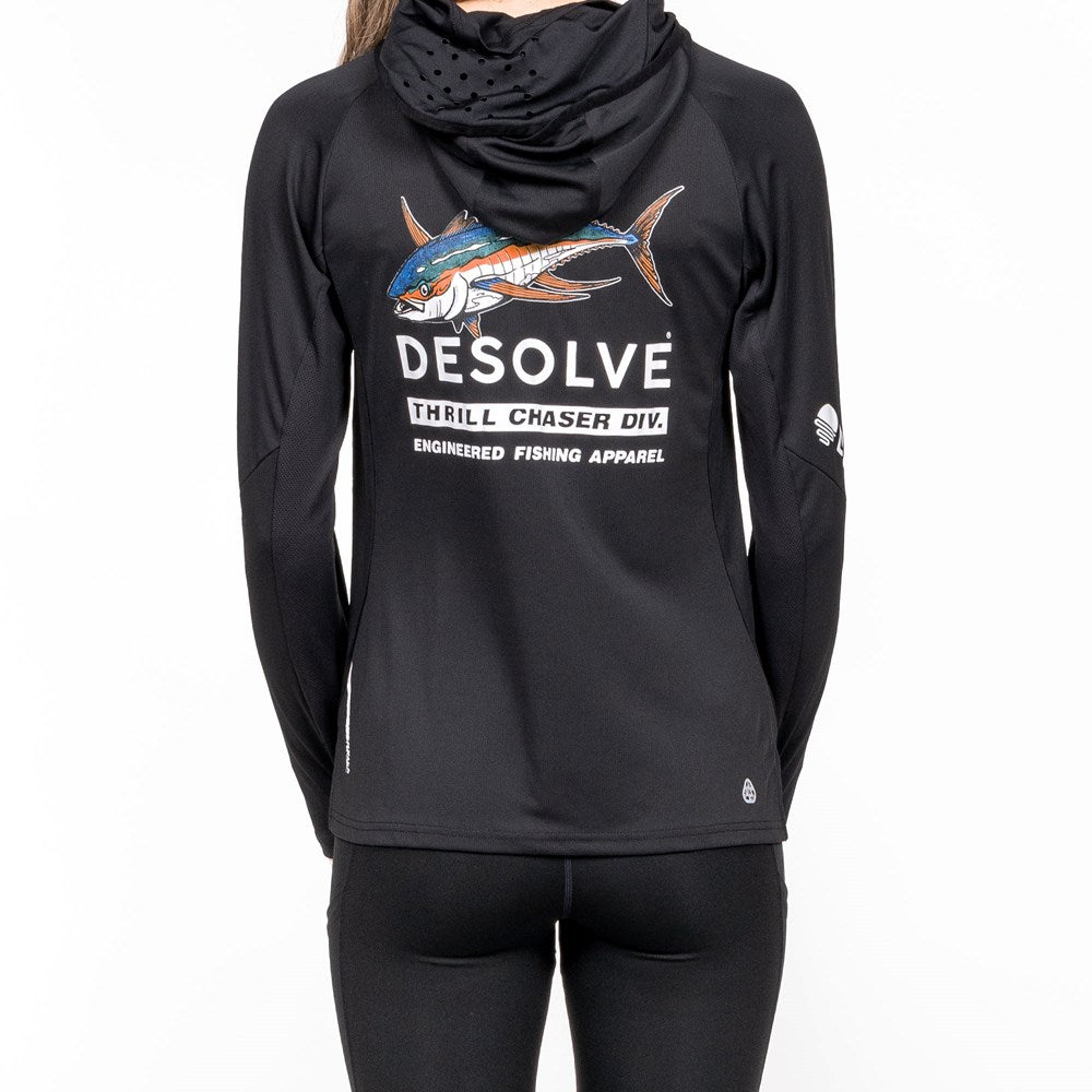 Ahi Fish Face Hoodie Women's