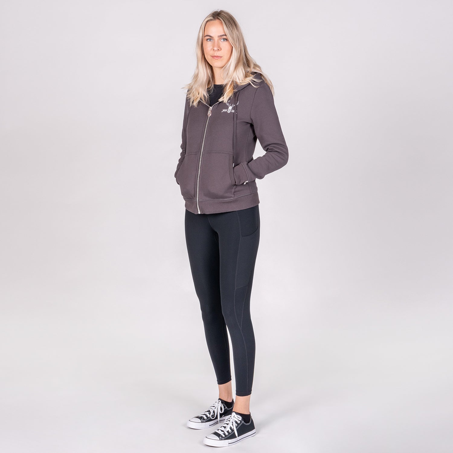 Red Stag Zip Hoodie Women's