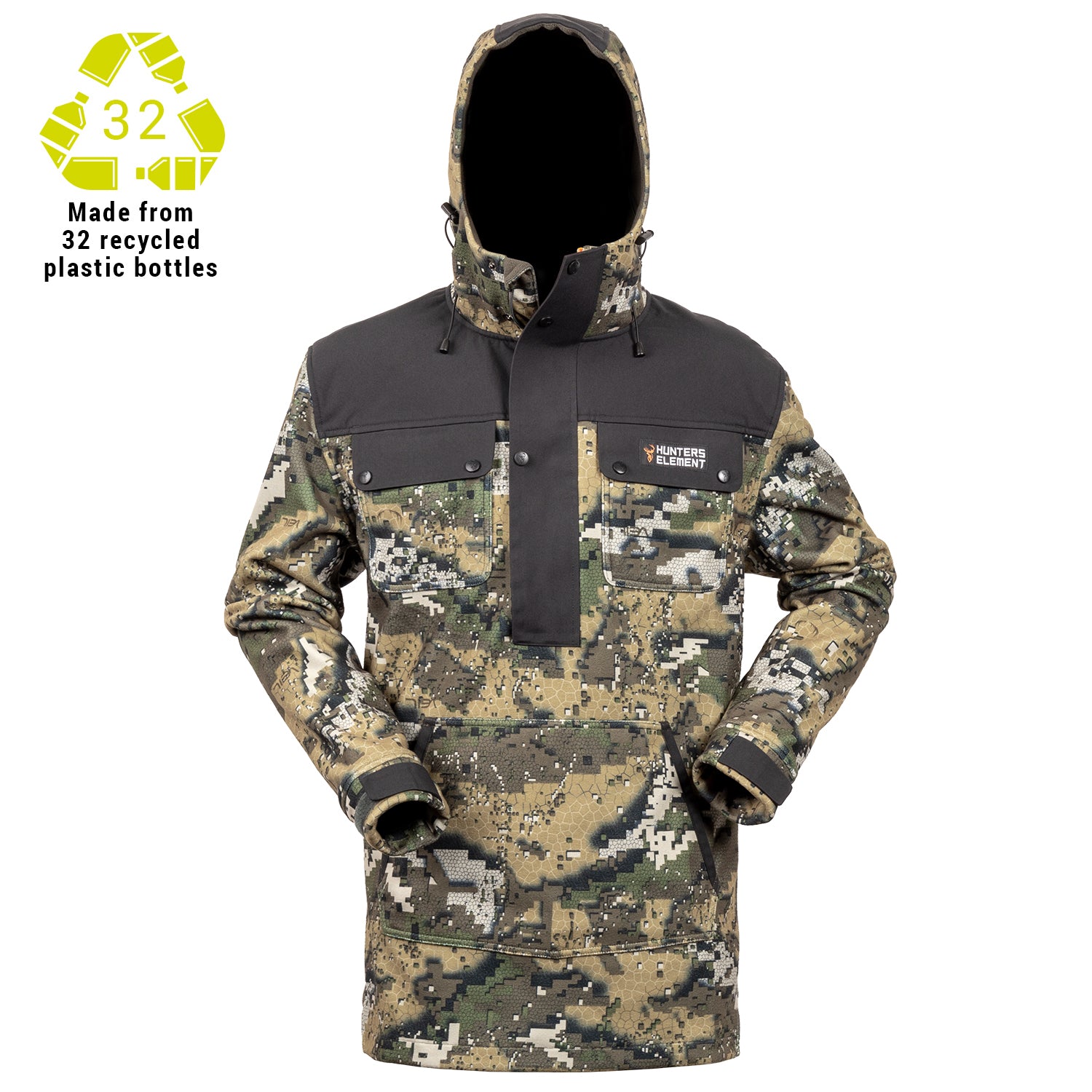 Bush Coat Half Zip | Wind-Blocking - Hunters Element Australia
