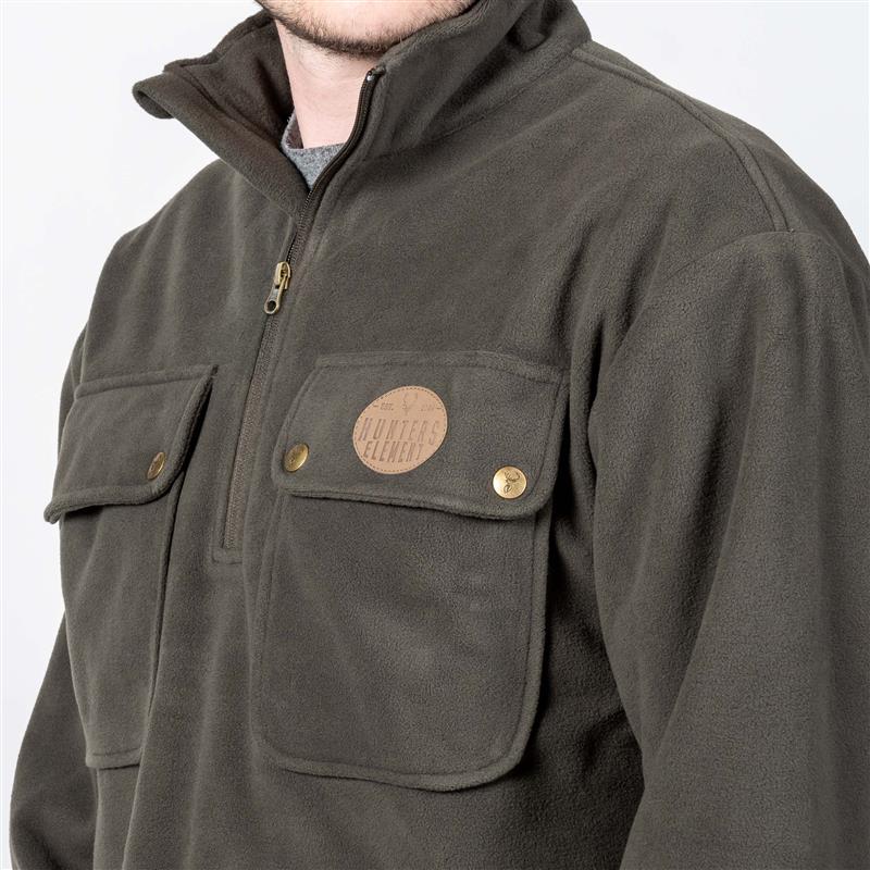 Quad Windblocker Pocket Logo Detail – Green