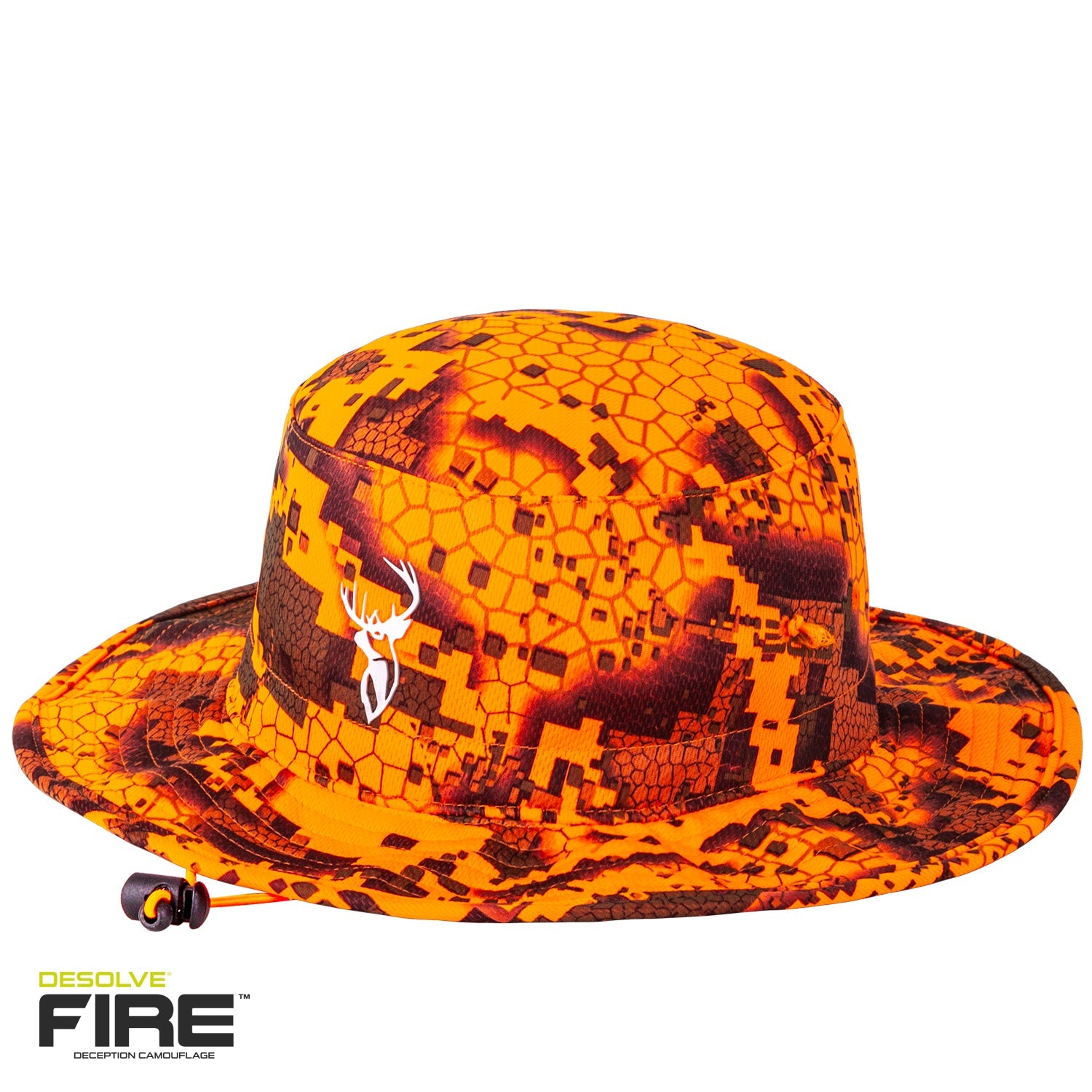 Orange camo top boonie hat