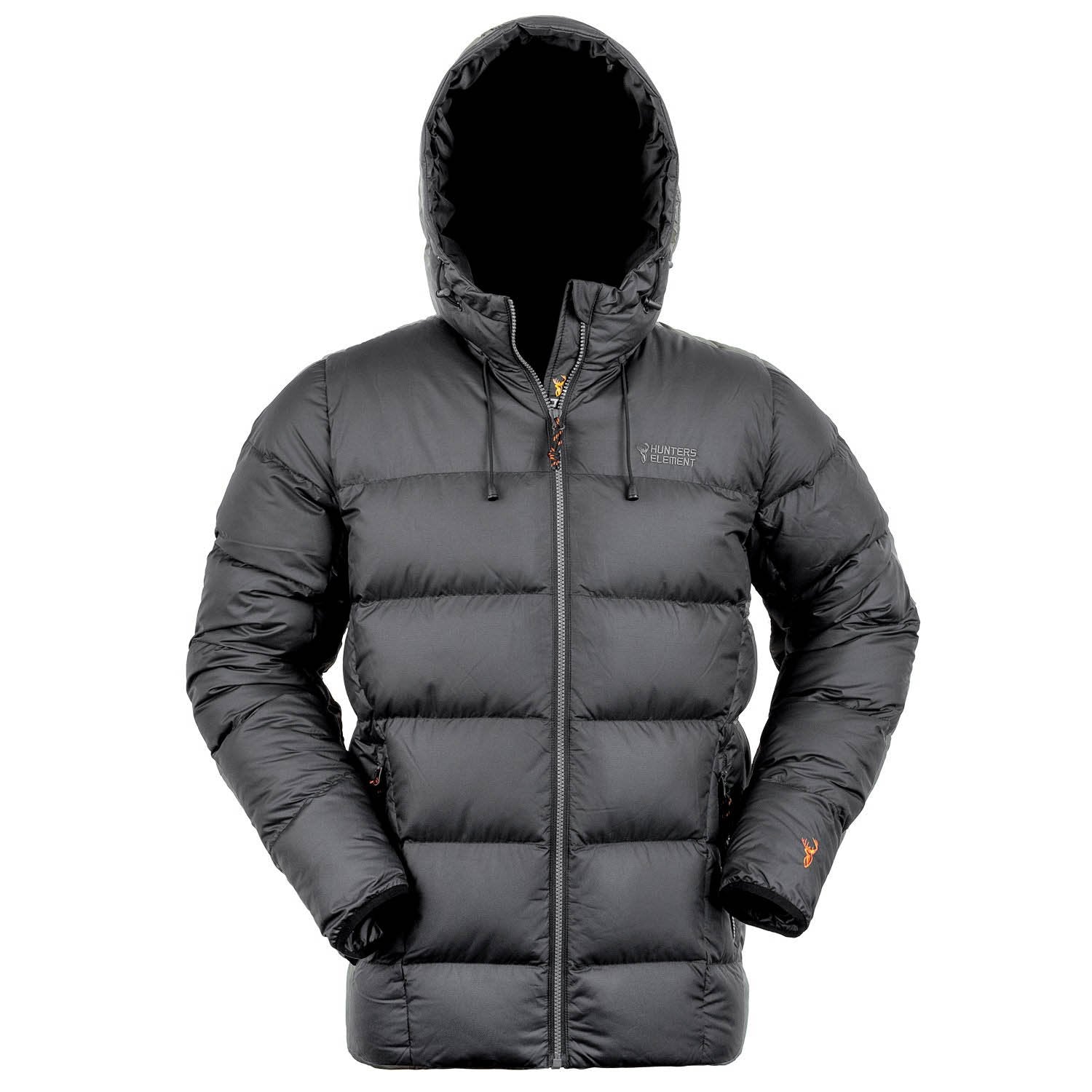 Gray hot sale down jacket