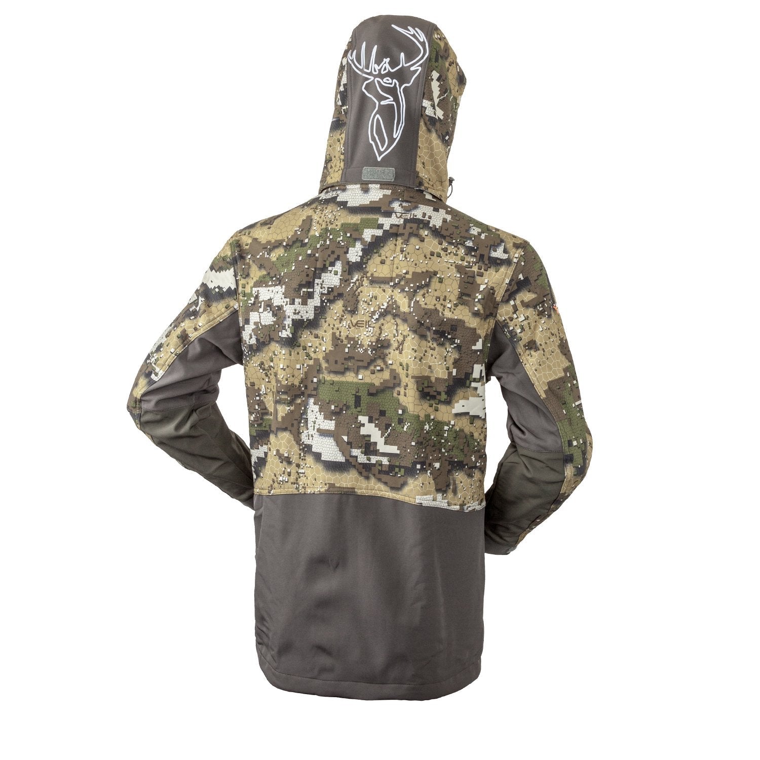 Wool camo hunting jacket top
