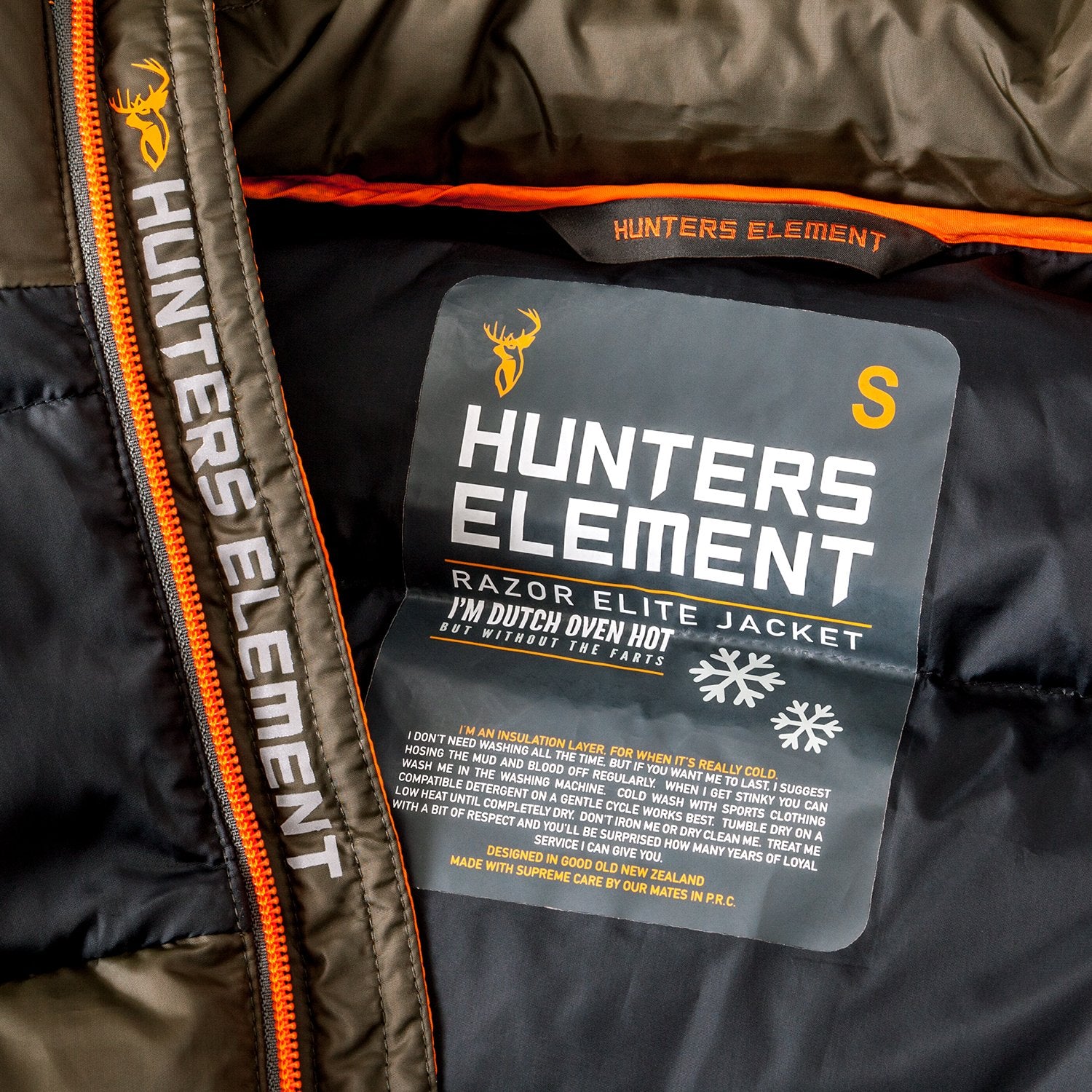 Hunters Element Razor Elite Jacket Duck Down Outdoor Puffer Jacket Mens Hunters Element Australia