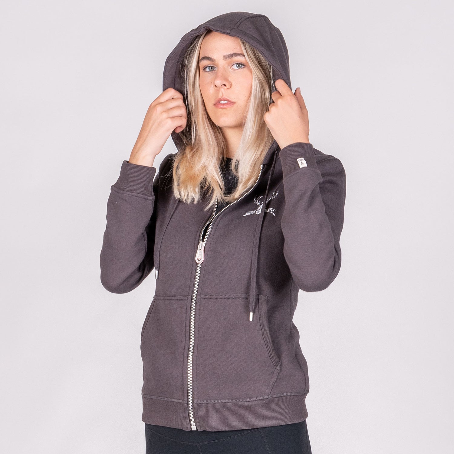 Grey discount hoodie womens